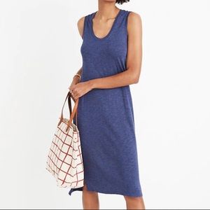 Madewell Jersey Tank Dress, Navy - XS
